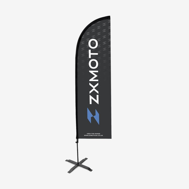 ZXMOTO Feather Flag 2.6m Black