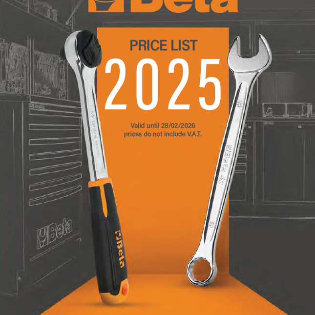 Beta Tools 2026 Price List Catalogue