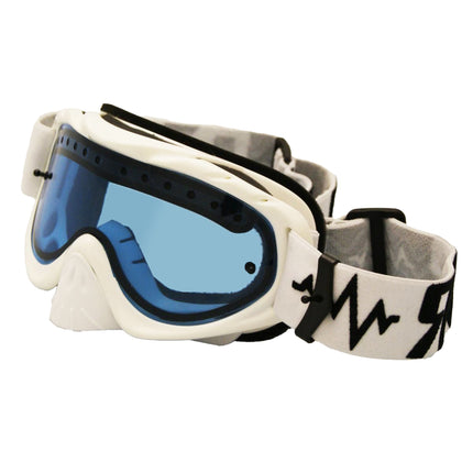 Rnr Hybrid White Tear Off, White Goggle, GH22TO, Tear Off