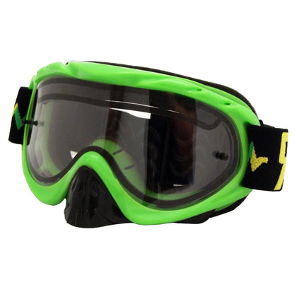 Rnr Hybrid Lime Green Vented Lens, Lime Green Goggle, GH471DV, Vented Lens