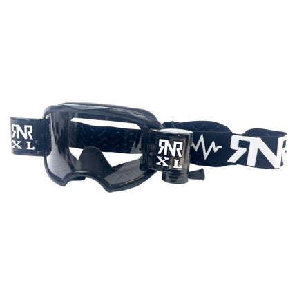 Rnr Colossus Black Xl Roll & Tear Off, Black Goggle, 36mm Roll Off, GX23XL, Roll & Tear Off