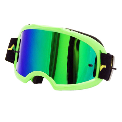 Rnr Colossus Green Mirrored Lens, Green Goggle, GX47M, Mirrored Lens