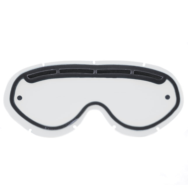 Hybrid Tear Off Vented Lens Clear, Anti Fog, Anti Scratch, DVC201