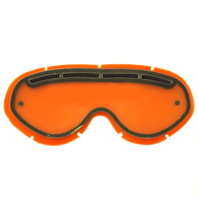 Hybrid Tear Off Vented Lens Orange, Anti Fog, Anti Scratch, DVO201