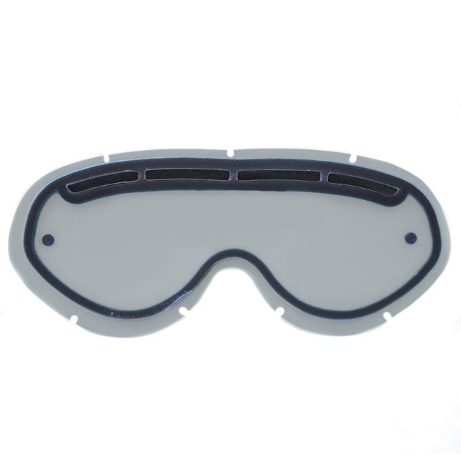 Hybrid Tear Off Vented Lens Smoke, Anti Fog, Anti Scratch, DVS201