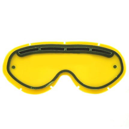 Hybrid Tear Off Vented Lens Yellow, Anti Fog, Anti Scratch, DVY201