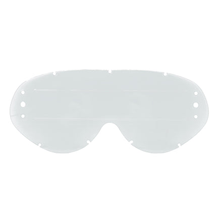 Hybrid Roll Off Lens Clear Raised Strip, Anti Fog, Anti Scratch, LCR201R