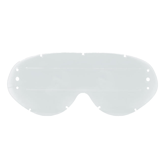 Hybrid Roll Off Lens Clear Raised Strip, Anti Fog, Anti Scratch, LCR201R