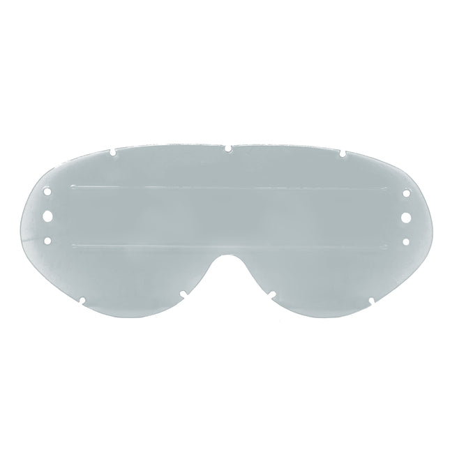 Hybrid Roll Off Lens Smoke Raised Strip, Anti Fog, Anti Scratch, LSR201R