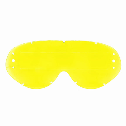 Hybrid Roll Off Lens Yellow Raised Strip, Anti Fog, Anti Scratch, LYR201R