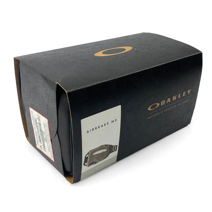 Oakley Airbrake MX Tuff Blocks Gunmetal, Clear Lens Oa OO7046-B0, Oa OO7046-B0
