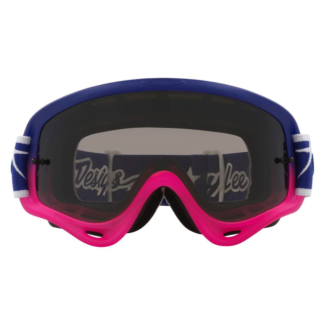 Oakley O-frame MX Troy Lee Design Speed Stars Blue/pink, Dark Grey Lens