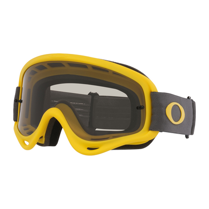 Oakley O Frame Moto Yellow MX Goggle Light Grey Lens OO7029-A0