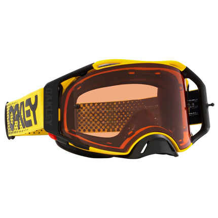 Oakley Airbrake MX Moto Yellow Yellow/bronze, Prizm MX Bronze Lens