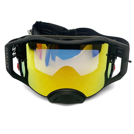 Oakley Airbrake MX Herlings Signature Black/gold, 24K Iridium Lens