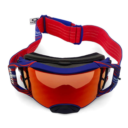 Oakley Airbrake MX Renaux Signature Blue/red, Prizm MX Torch Iridium Lens