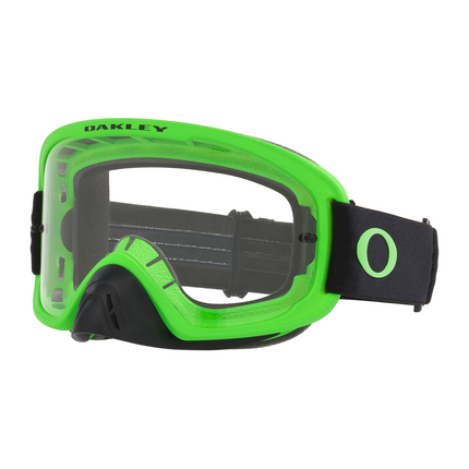 Oakley O Frame 2.0 Pro Neon Green Clear Lens Nose Guard OO7115-69 MX Goggle