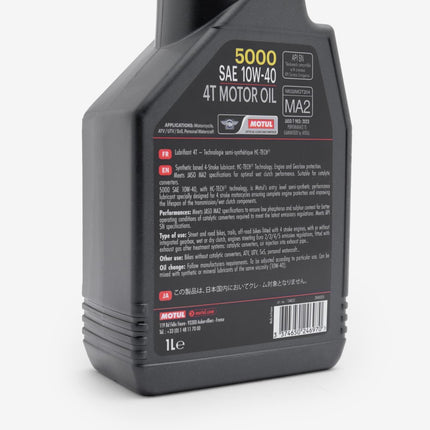 Motul Oil 5000 4T 10W40 Semi Synthetic 1 Litre