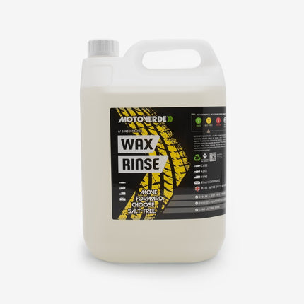 Motoverde Wax Rinse (Concentrated) 5 Litre for Motorcycle