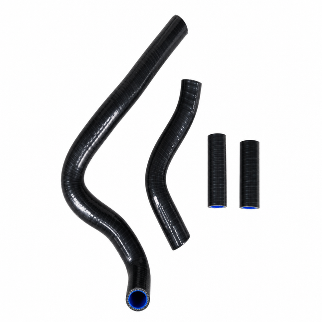 Radiator Hose Kit 4pcs Black 92-96 Honda CR250R Silicone 19062-KZ3-860