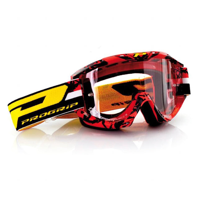 Progrip L/s Goggle Red/black PG3450/16-RED
