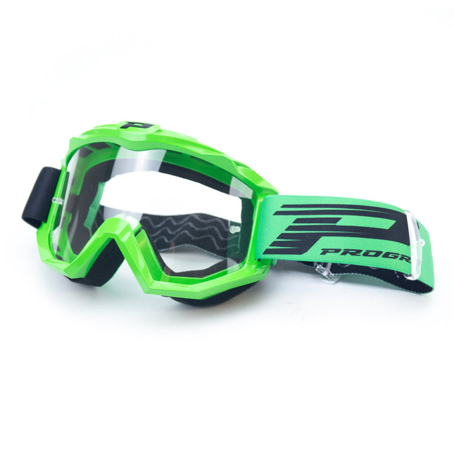Progrip Atzaki Goggle Green With Clear Lens, PG3201 Green
