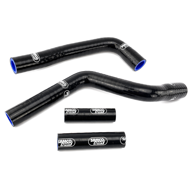 Coolant Hose 4 Piece Kit Black 02-26 Yamaha 125 YZ Samco Sport YAM-29-BK