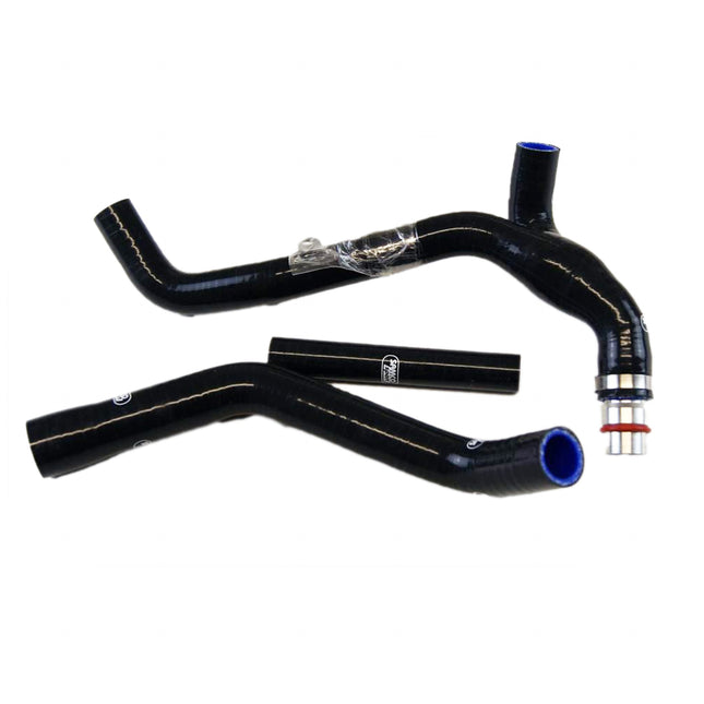 Coolant Hose 3 Piece Kit Black Yamaha 450 WR YZ F 'y' Race Design Samco Sport YAM-86-BK