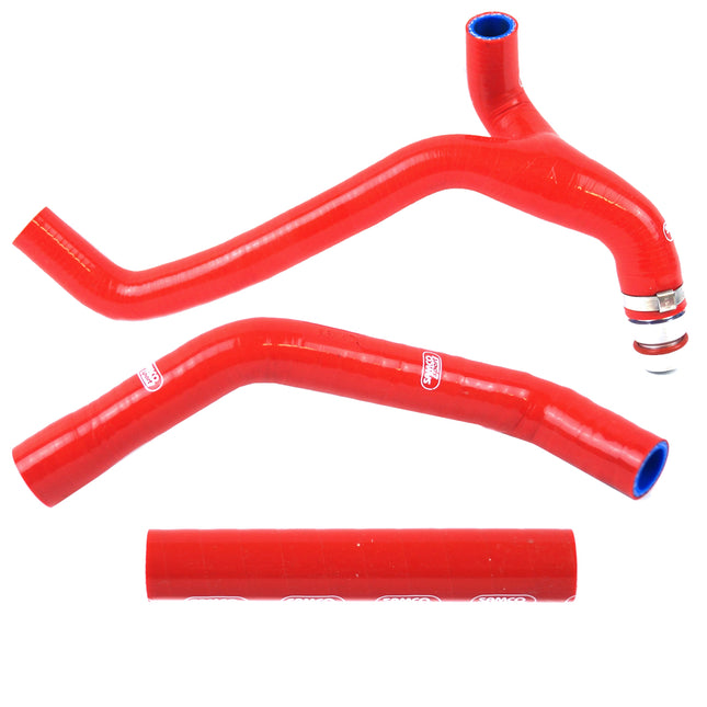 Coolant Hose 3 Piece Kit Red 18-23 Yamaha 450 WR YZ F 'y' Race Design Samco YAM-86-RD