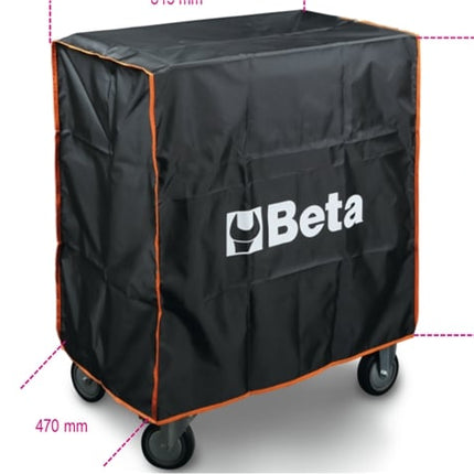 Nylon Cover for Mobile Roller Cabs C24S/SA C39 815x800x470mm - Beta Tools 2400-COVER RSC24
