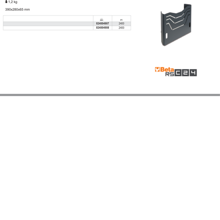 Document Holder for Mobile Roller Cab RSC24 - Beta Tools 2400 RSC24/PD-A