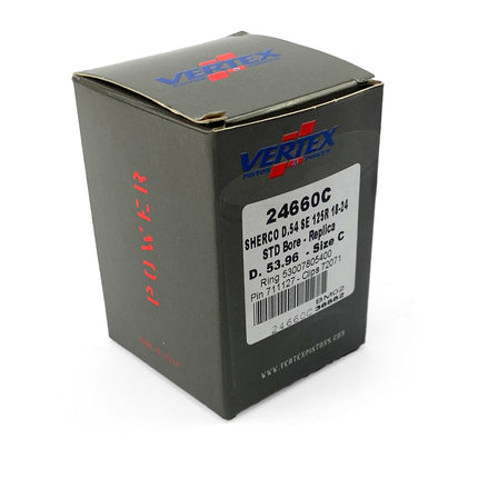 Piston Kit Vertex 54mm C Sherco SE125R 2018-24, Vertex 24660C