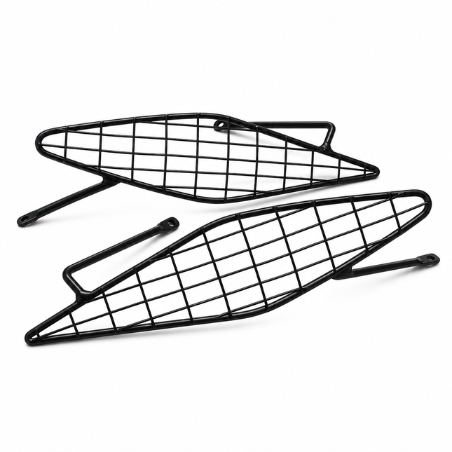 Headlight Grill Steel Protection Yamaha YFM660R Black
