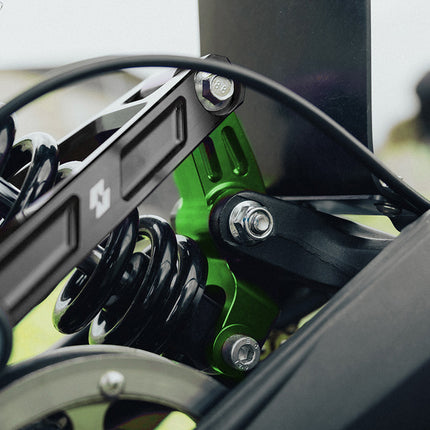 Full-E Charged Reinforced Suspension Linkage With Roller Bearings for Light Bee