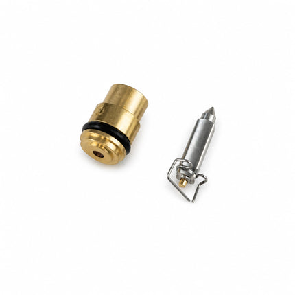 Float Valve Assembly Mikuni, 13370-43250, 13370-19B00, K&L 18-4657, 13370-05320