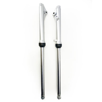 Front Fork Tube Assemblies Pair Yamaha PW80 (pair) Silver