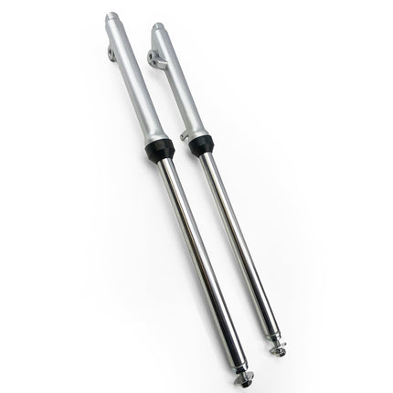 Front Fork Tube Assemblies Pair Yamaha PW80 (pair) Silver
