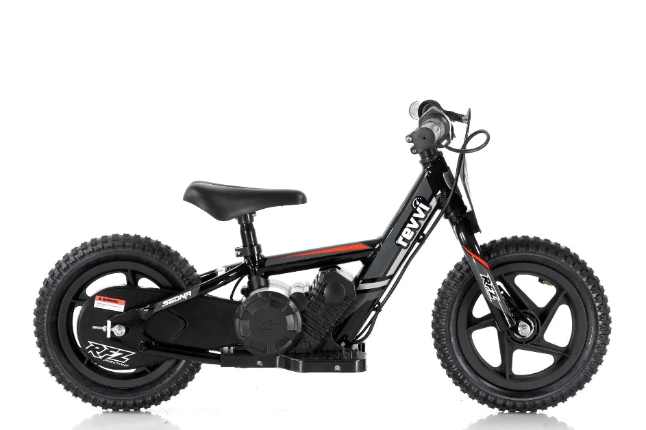 Revvi 12" Electric Balance Bike - Black