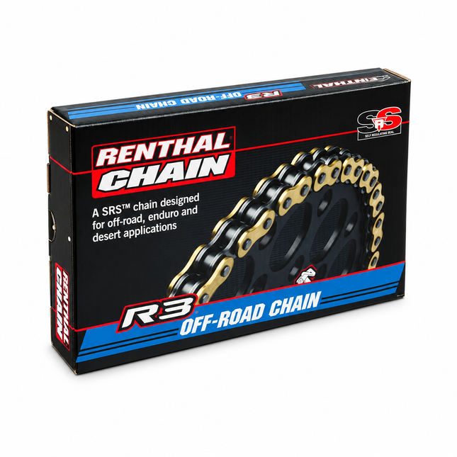Renthal 520-118L R3-3 O-ring Chain, C415, 704118