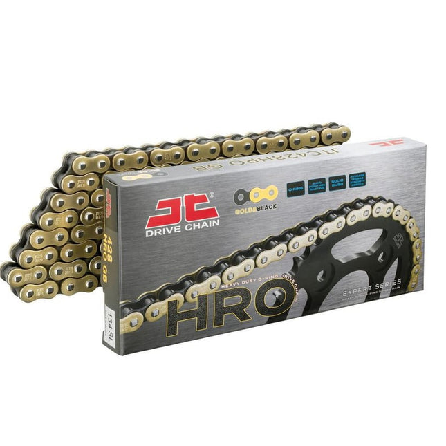 Drive Chain High Performance O-ring 428HRO 134L Gold JTC428HROGB134SL