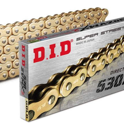 DID 530ZVM-X Gold Chain 108L ZJ, DID530ZVMXGG108, 530ZVM-X, 3012648, Road, Mc