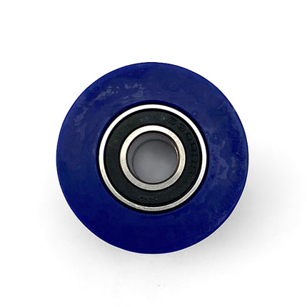 Chain Roller 10x35mm, Rubber Sealed Bearings Blue Hole 10mm