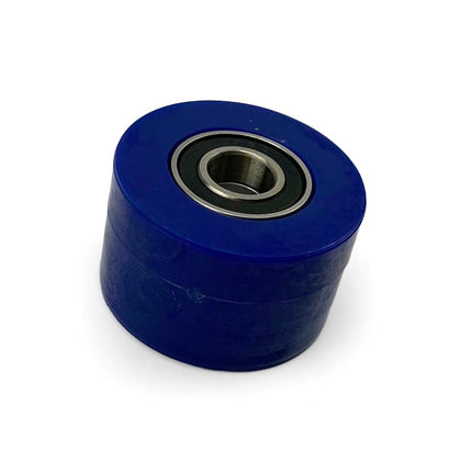 Chain Roller 10x35mm, Rubber Sealed Bearings Blue Hole 10mm