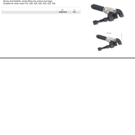 Portable Chain Tool for Sizes 415 - 532 - Beta Tools 3081