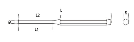 Drift Punch 2mm - Beta Tools 30 2
