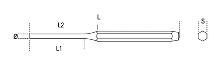 Centre Punch 3mm - Beta Tools 32 3