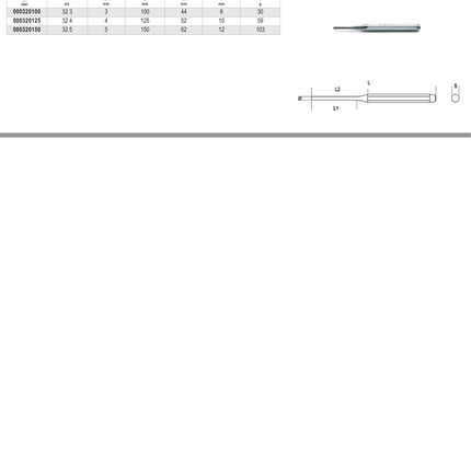 Centre Punch 4mm - Beta Tools 32 4