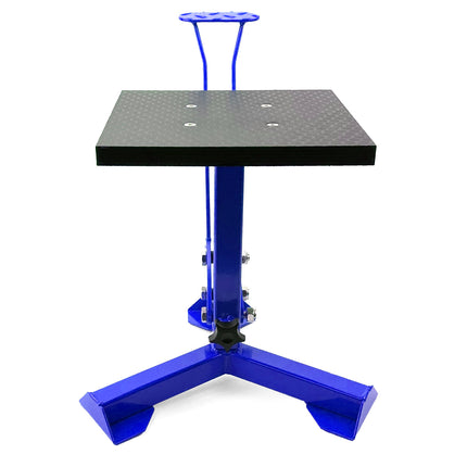 Elite Tripod Pop Up Stand, Big Feet / Gloss Blue / Tag-z, MX Stand Pit Paddock Enduro