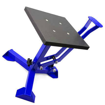 Elite Tripod Pop Up Stand, Big Feet / Gloss Blue / Tag-z, MX Stand Pit Paddock Enduro