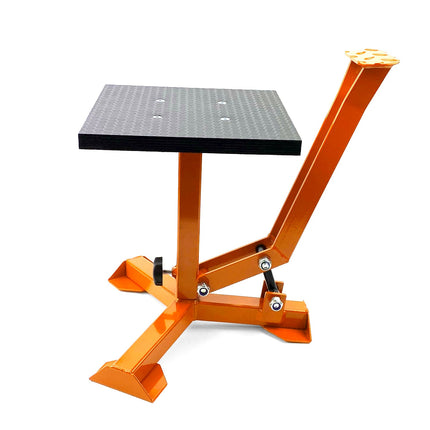 Elite Tripod Pop Up Stand, Big Feet / Gloss Orange / Tag-z, MX Stand Pit Paddock Enduro